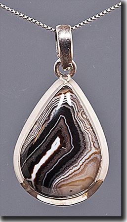 Picture for category Black and White Banded Agate