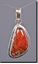 Woodward Ranch Plume Agate Silver Pendant