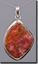 Woodward Ranch Plume Agate Silver Pendant