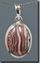 Mexican Crazy Lace Agate Pendant