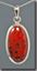 Cady Mountain Red Jaspagate Silver Pendant