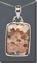 Petrified Bogwood Silver Pendant