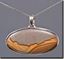 Owyhee Shadow Mountain Picture Jasper Silver Pendant