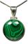Malachite Silver Pendant