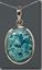 Chrysocolla Silver Pendant