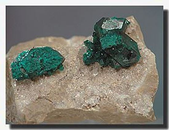 Dioptase mineral specimen