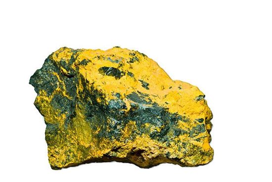 Orpiment mineral specimen from Mercer Utah.