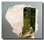 Green Tourmaline in Quartz, Brazil Green Tourmaline in Quartz, Brazil