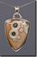 Silver Pendant set with the gemstone Madagascar Ocean Jasper