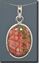 Unakite Silver Pendant