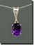 Silver Amethyst Pendant