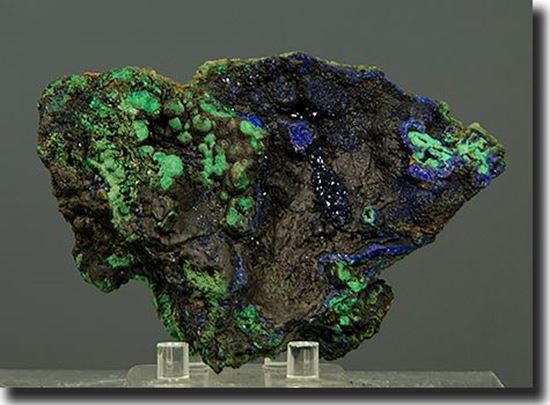 Rare Mineral Specimen Azurite, Malachite & Tenorite from China