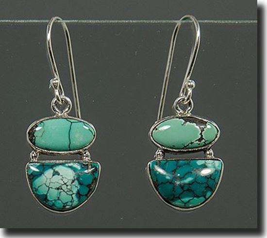 Chinese Turquoise Earrings