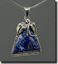 Sterling Silver & Lapis Lazuli Pendant for sale Lapis Pendant